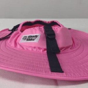 Förhindra solbränna på hals och ansikte, UV50 genomskinlig brätte, Shadyrider cykelhjälmsbrätte bild 4