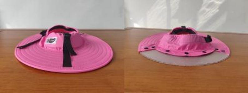 Förhindra solbränna på hals och ansikte, UV50 genomskinlig brätte, Shadyrider cykelhjälmsbrätte bild 2