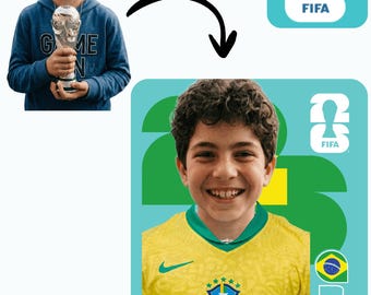 Tarjeta de jugador personalizada de la Copa Mundial 2026, impresión de tarjeta de fútbol personalizada, tarjeta de estadísticas de fútbol personalizada, pegatina de la Copa Mundial + 2026,