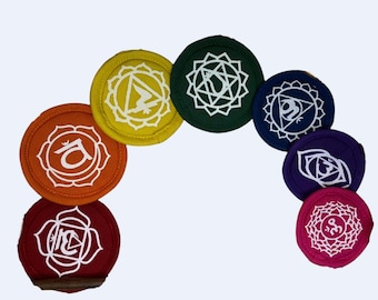 Tapetes para Taças Tibetanas dos Chakras: Conjunto de Almofadas Angel e Mini Master