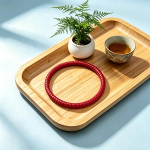Armband med röd stenskiva, elegant armband med röd helande kristall, minimalistiskt stretcharmband med pärlor, smyckegåva för kvinnor (presentinslagning)