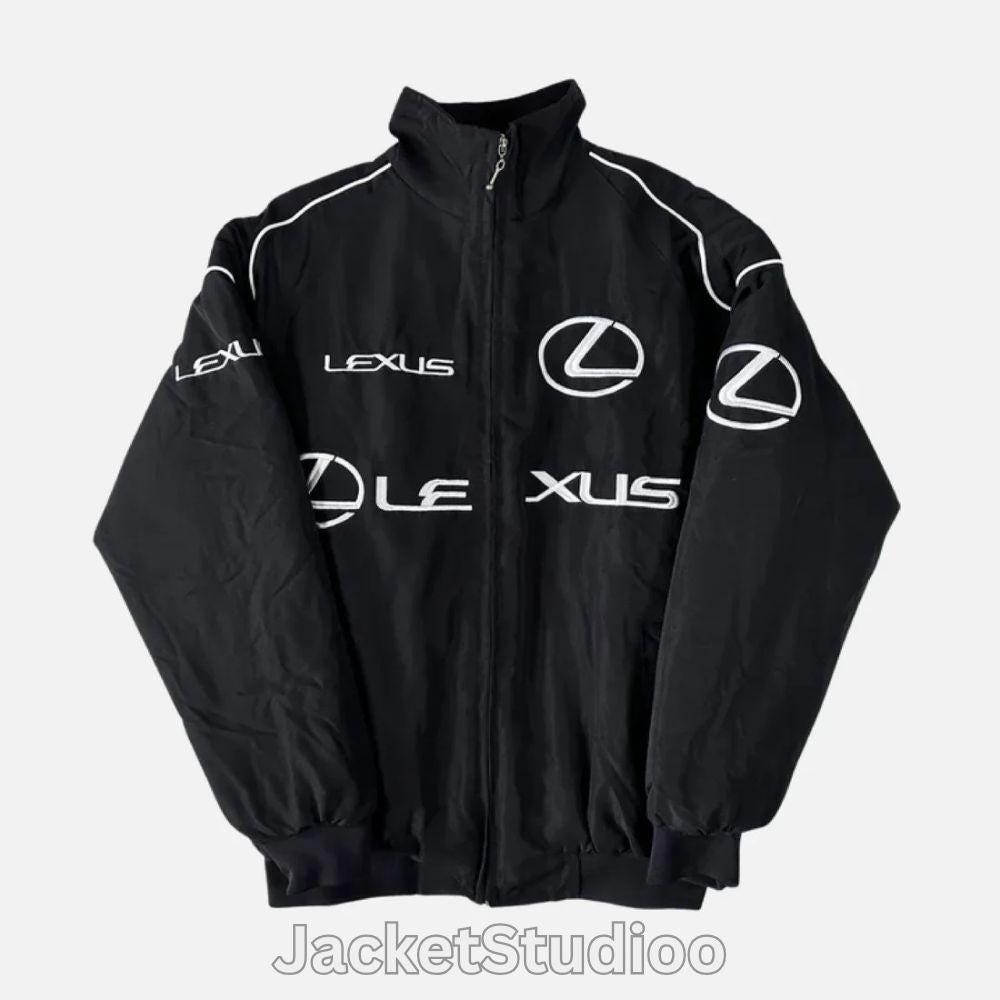Lexus Vintage Racing F1 Jacket Black Streetwear Motorsport
