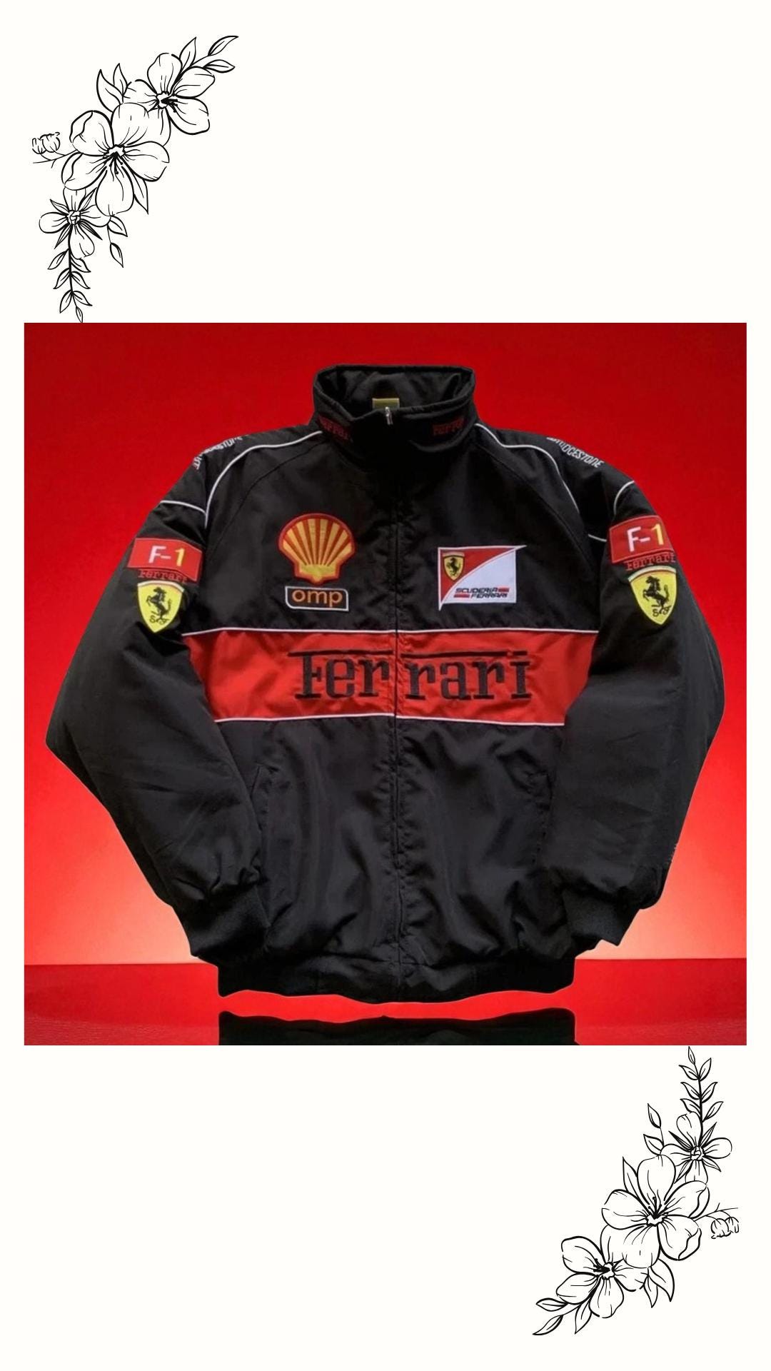Vintage ferrari jacket - Etsy 日本