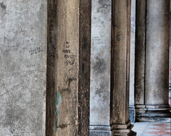 Columns in Light - St. Marc's Square, Venice, Italy -  Fine Art Photography Print - 8x12 - Architecture