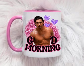 Romance Hockey Graham 44 Tea Mug,Garrett Graham Good Morning Mug, Off Campus Briar U Book Coffee Mug, Elle Kennedy Movie Book