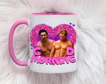 Dean Di Laurentis Garrett Graham Goedemorgen Mok, Off Campus Briar U Boek Koffiemok, Romance Hockey Thee, Stephen Kalyn & Belmont Cameli