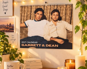 Calendario de Dean Di Laurentis Garrett Graham 2027, Calendario de libros de Briar U fuera del campus, Romance Hockey, Stephen Kalyn y Belmont Cameli