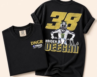 DNGR Haiden Deegan 38 Moto Rider Tee, Dirt Bike Graphic Tee , Vintage Motorcycle Shirt, Supercross Shirt, Motocross Shirt, MXGP Fan Gift