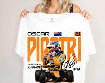 Oscar Piastri F1 Vintage Shirt, F1 Racing Graphic Unisex T-Shirt, Vintage Formula 1 Comfort Colors, Oscar Piastri 81 Sweat Shirt, F1 Fan