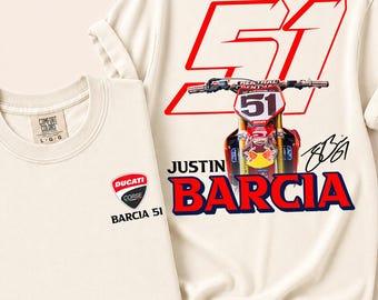 Justin Barcia 51 Moto Rider Tee, Dirt Bike Graphic Tee , Vintage Motorcycle Tee, Supercross Shirt, Cole Motocross Shirt, MXGP Fan Gift