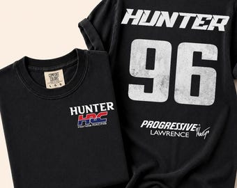 Hunter Lawrence 96 Moto Rider Tee, Dirt Bike Graphic Tee , Vintage Motorcycle Shirt, Supercross Shirt, Motocross Shirt, MXGP Fan Gift