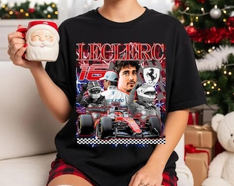Charles Leclerc F1 Shirt, F1 Racing Graphic Unisex T-Shirt, Vintage Formula 1 Comfort Colors, Charles Leclerc 16 F1 SweatShirt, F1 Fan