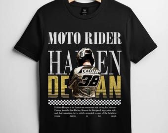 DNGR Haiden Deegan 38 Moto Rider Tee, Dirt Bike Graphic Tee , Vintage Motorcycle Shirt, Supercross Shirt, Motocross Shirt, MXGP Fan Gift