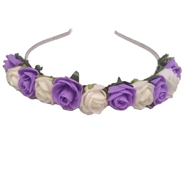 Flower Crown : Lavender Rose / Pastel goth, Pastel grunge