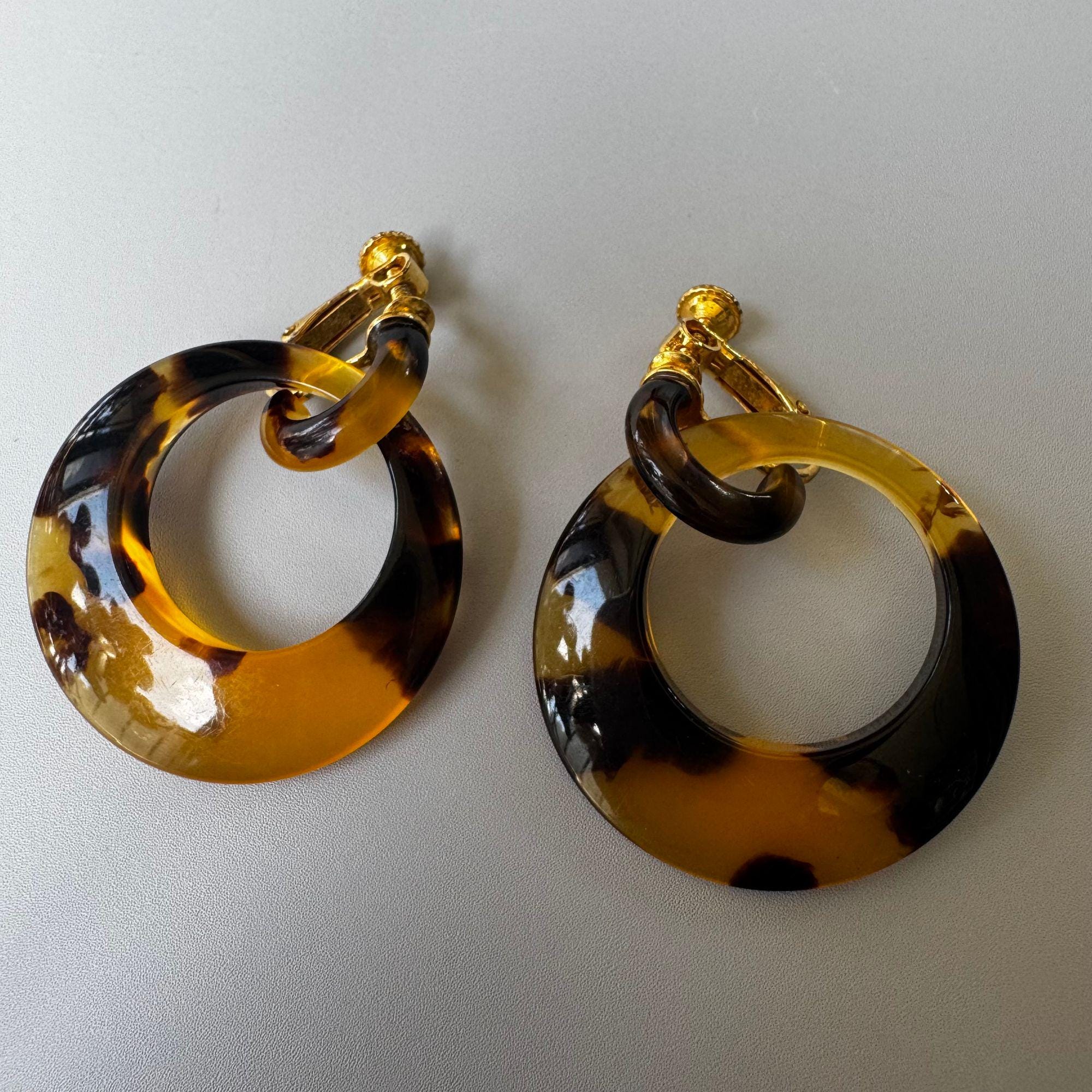 ハンドメイド*ヴィンテージ レトロ アシンメトリー クリップ Vintage Japan Clip Earrings - Etsy