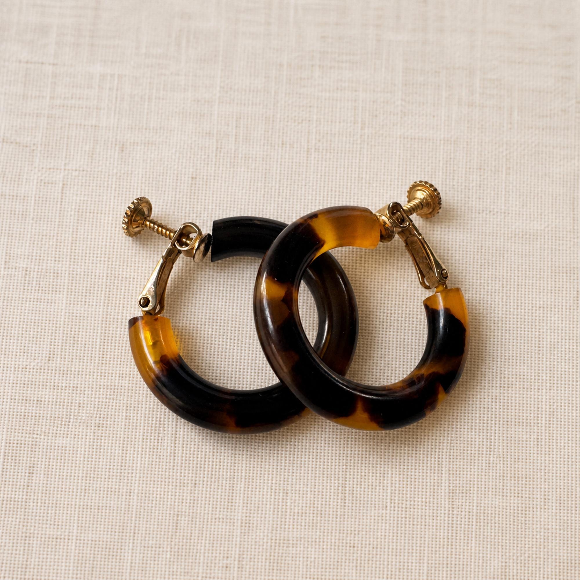 ハンドメイド*ヴィンテージ レトロ アシンメトリー クリップ Vintage Japan Clip Earrings - Etsy