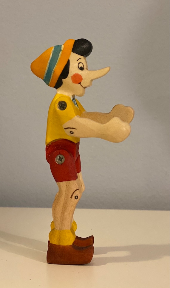 Toy Pinocchio Wood Yellow Red Black White | Gre: 4,0 X 11,5 X 4,5 Cm (bxhxs) Approx. 20,0 Gr. - Etsy Toy Pinocchio Wood Yellow Red Black White | Gre: 4,0 X 11,5 X 4,5 Cm (bxhxs) Approx. 20,0 Gr. - Etsy