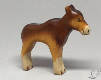 Toy Moose Child wooden brown Size: 7,5 x 7,0  x 1,2 cm (bxhxs) ca. 22,0 gr.