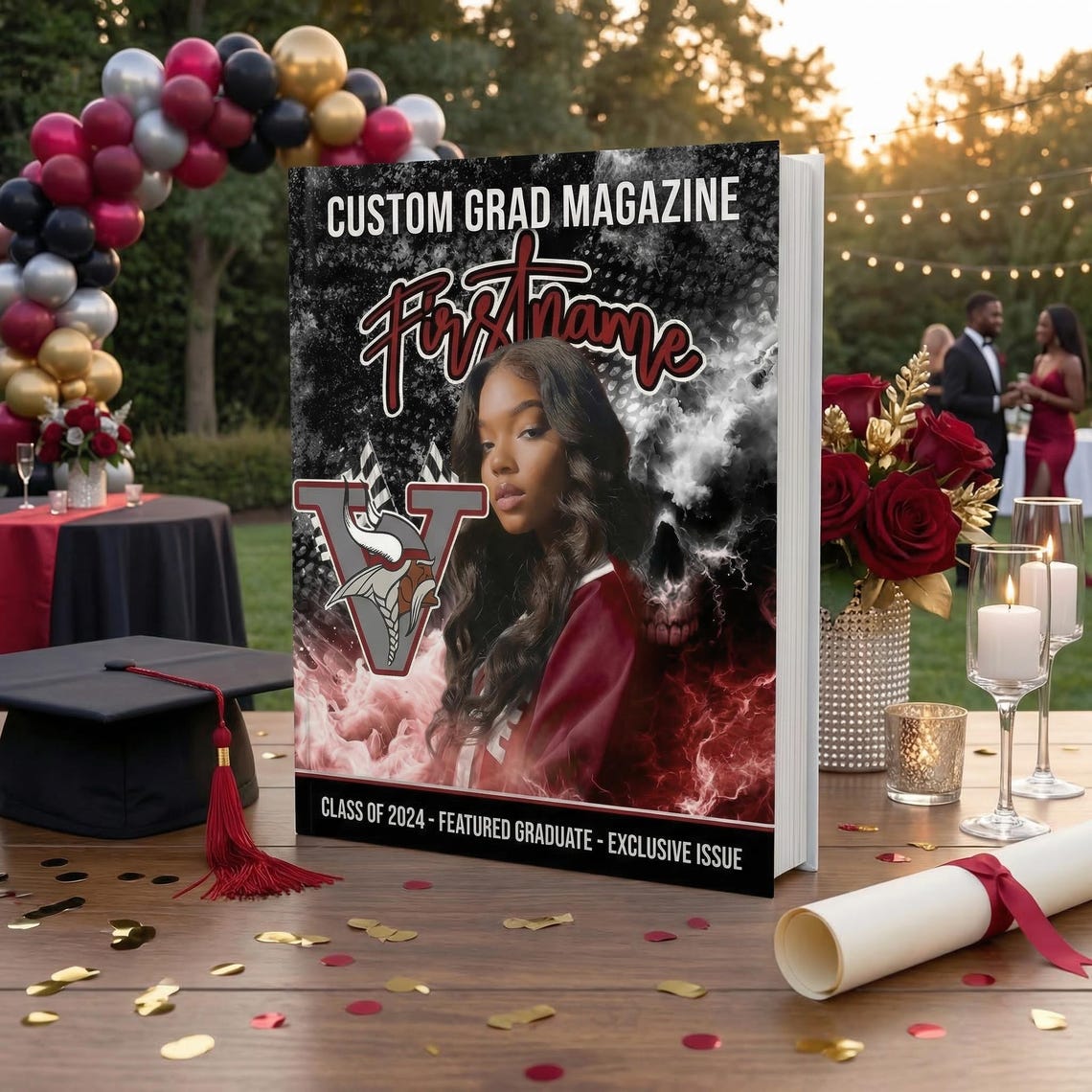 Graduation Photo Magazine Custom Graduation Magazine | Personalized Senior Tribute Magazine ...