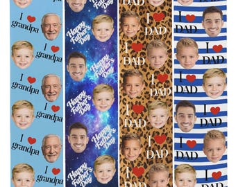 Custom Photo Socks,Personalized father's day face socks，I Love PAPA socks