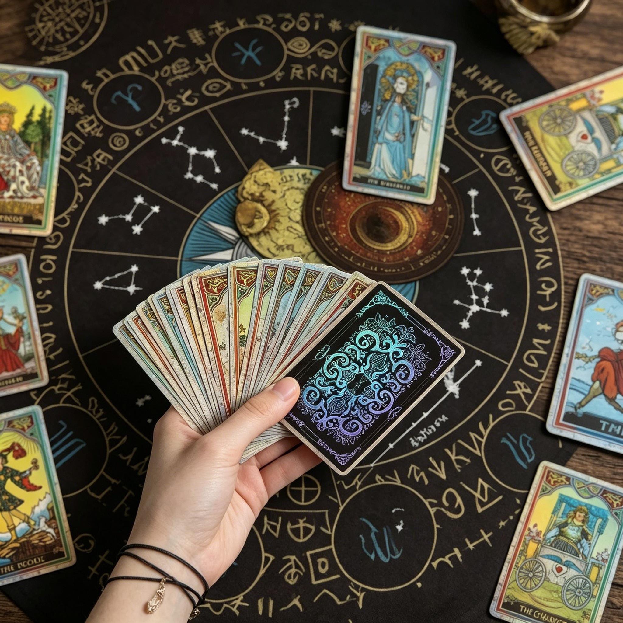 Rider Waite Tarot Deck Holographic - Etsy