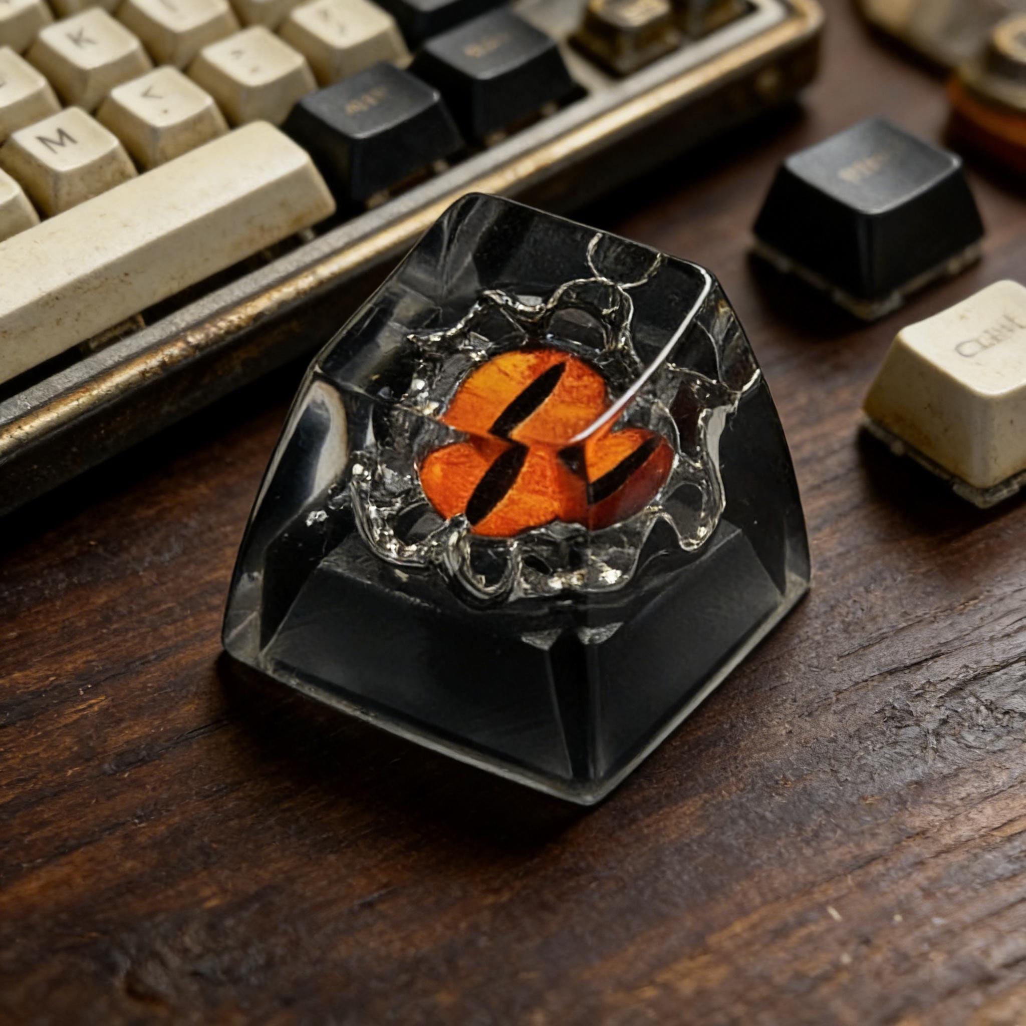 Handmade Dragon Eye Resin Keycap, Dark Fantasy Keyboard Decor, Cherry ...