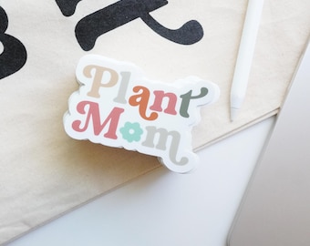 Plant Mom Vinyl Sticker