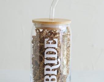 Bride Iced Coffee Cup: 16oz