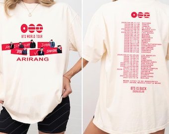 BTS World Tour 2026, Jungkook ARIRANG Kpop Concert Sweatshirt, Hoodie for Kpop Fan