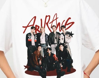 Camiseta gráfica de BTS ARIRANG, camiseta de miembro de la gira ARIRANG