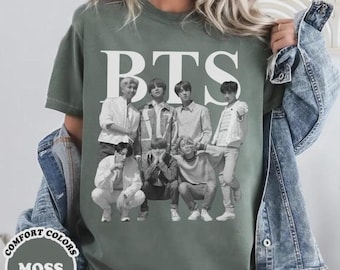 Camiseta de la gira mundial de BTS, Kpop, con el logo de Jungkook y la marca de verificación ARIRANG.