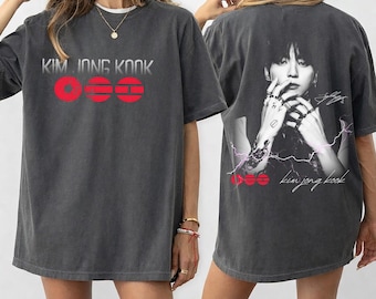 Camiseta gráfica vintage de Jungkook de BTS, camiseta y sudadera Comfort Colors® JK.