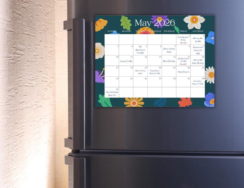 Editable May 2026 Monthly Calendar, Business Planner, Professional ...