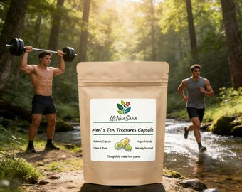 Natural Men Tonic Extra Stark, Men’s Ten Treasures Capsule - Traditionelle Kräutermischung