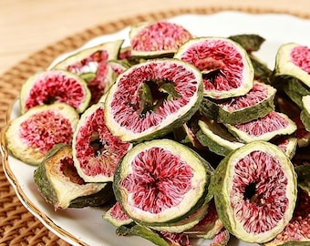 Natürliche getrocknete Feigenscheiben (Ficus carica) – Süß, zäh, nussig