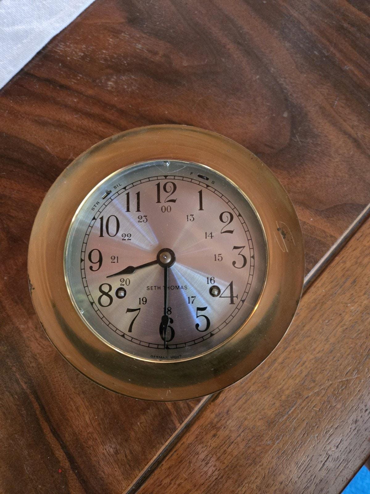 Seth Thomas Ships Clock - Etsy