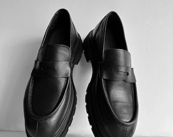 Kleidermafia Classic Leather Shoes - Black