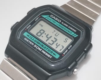 Casio W-86 with Metal Band