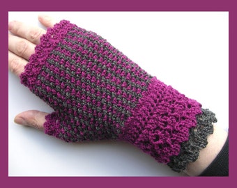 Double Take Mitts (PDF knitting pattern)