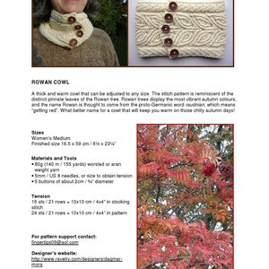 Rowan Cowl PDF knitting pattern image 3