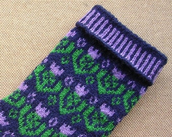 Love Scotland Socks (PDF knitting pattern)