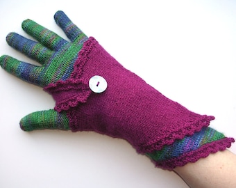 Wraparound Gloves (PDF knitting pattern)
