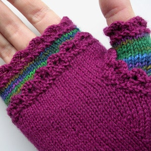 Fingerless Wraparounds PDF knitting pattern image 3