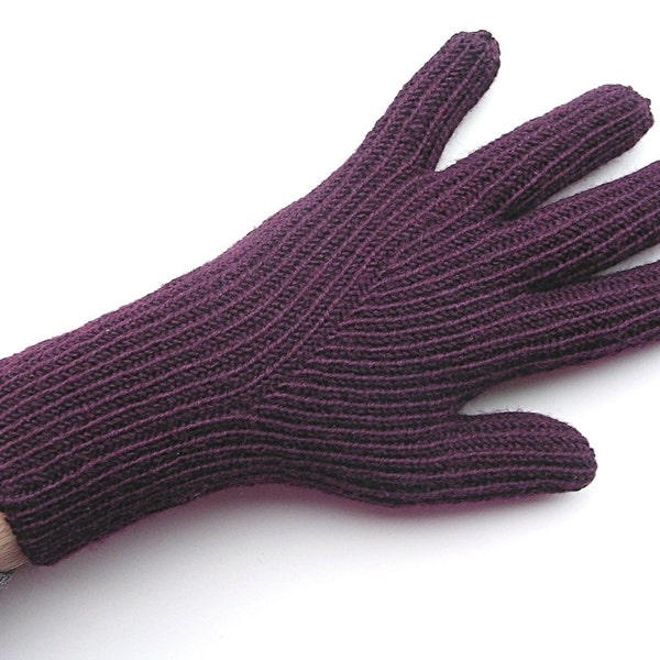 His & Hers Gloves (PDF knitting pattern)