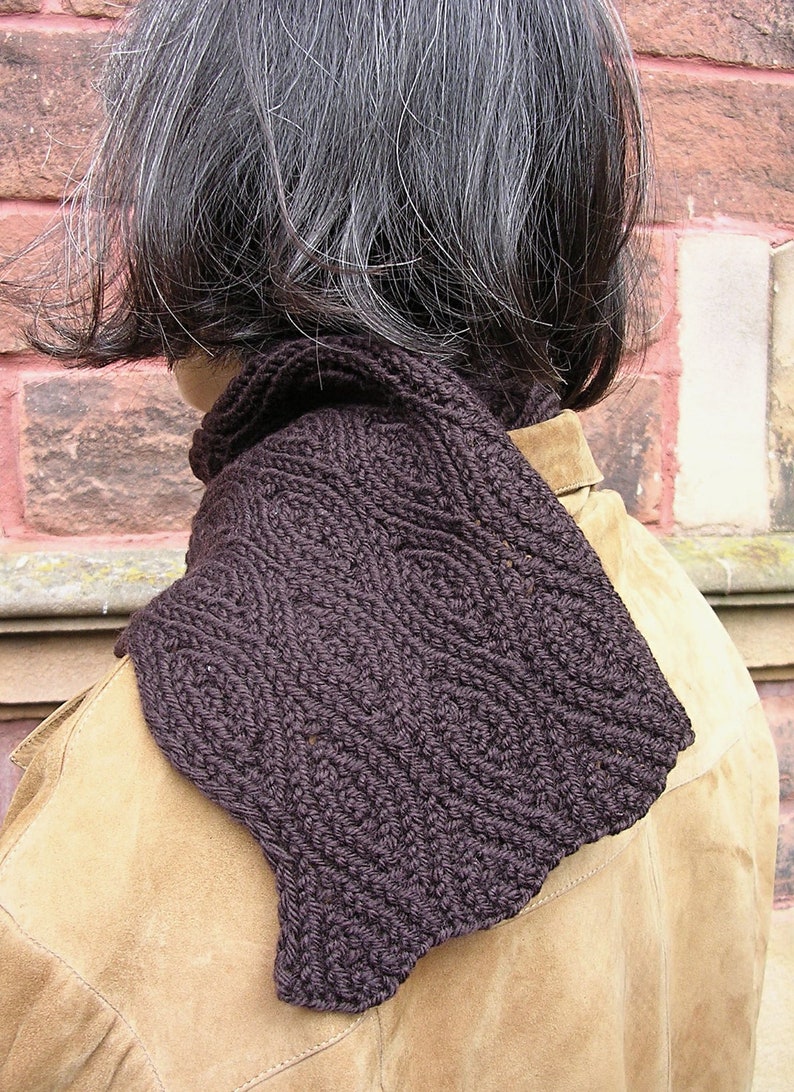 Three Almond Scarves PDF Knitting Pattern Etsy
