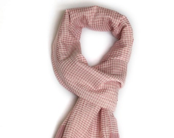 The traditionel Khmer Krama in pink – cotton/silk scarf