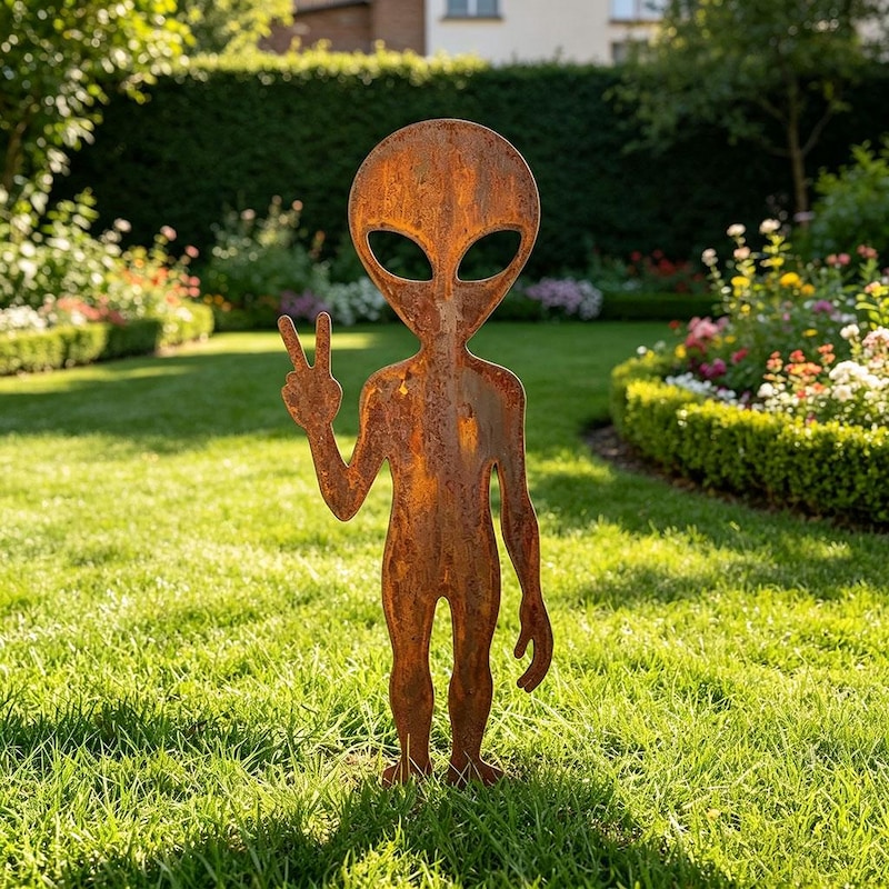 Alien Garden Sculpture - Etsy UK