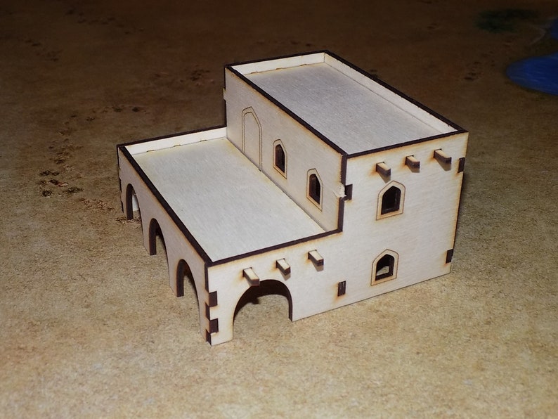 15mm laser cut Desert buildings kit good for FOW Ancients Etsy