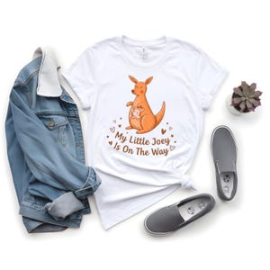 Personlig känguru-graviditetströja, My Little Joey-tillkännagivandetröja bild 3