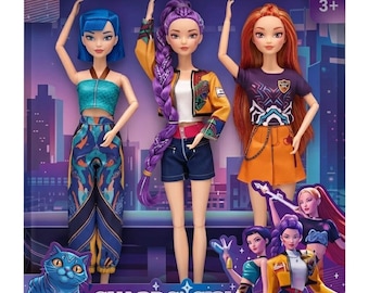 K-Pop Demon Hunter Dolls – Adorable Fashion Gift for Kids